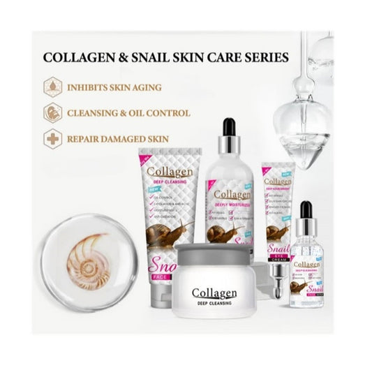 Snail Collagen Skin Care Set (5-Piece)