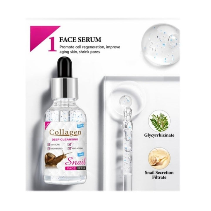 Snail Collagen Skin Care Set (5-Piece)